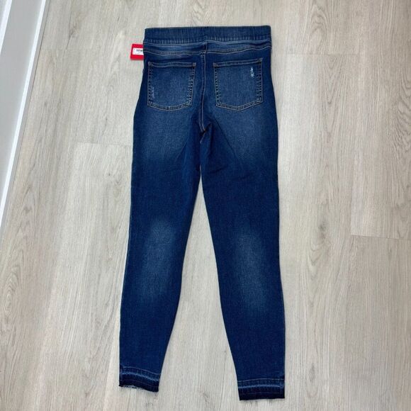 Spanx Distressed Ankle Skinny Jeans Size XS Pull On Med Wash 20203R - Picture 5 of 5